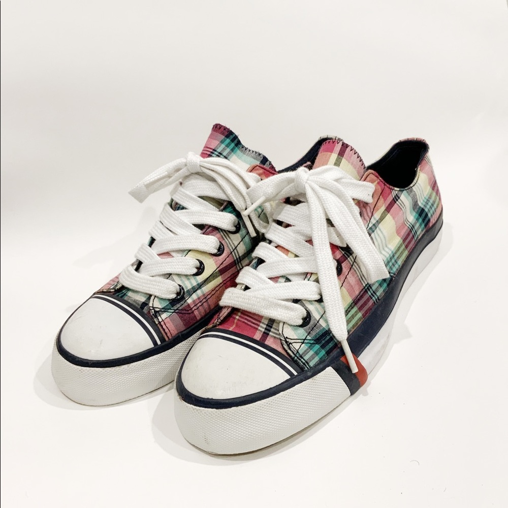 PRO-Keds Royal Lo Madras Navy/ Plaid
